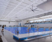 Rendering of the pool at Arvada Aquatics Center courtesy OLC Architecture
