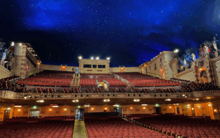 Damaged during Katrina, the 2600-Saenger Theater was renovated, enlarged and reopened in 2013.