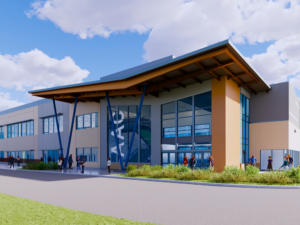 Rendering of the Arvada Aquatics Center courtesy OLC.